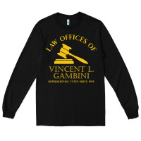 Black vincent gambini law offices Long Sleeve Tee - linhVisuals