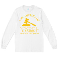 White vincent gambini law offices Long Sleeve Tee - linhVisuals