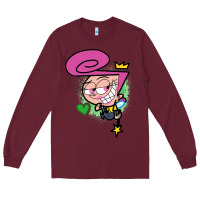 Burgundy wanda Long Sleeve Tee - linhVisuals
