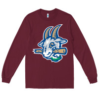 Burgundy hartford-yard-goats Long Sleeve Tee - linhVisuals