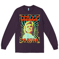 Plum #parton vintage Long Sleeve Tee - linhVisuals