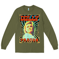 Army Green #parton vintage Long Sleeve Tee - linhVisuals
