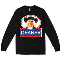 Black deaner oats Long Sleeve Tee - linhVisuals