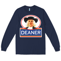 Navy deaner oats Long Sleeve Tee - linhVisuals