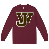 Burgundy jefferson high school Long Sleeve Tee - linhVisuals