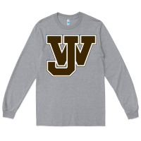 Heather Grey jefferson high school Long Sleeve Tee - linhVisuals