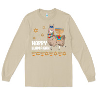 Mushroom happy llamakah llama withorah jewish Long Sleeve Tee - linhVisuals