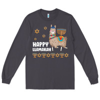 Smoke happy llamakah llama withorah jewish Long Sleeve Tee - linhVisuals