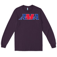 Plum american motorcyclist association (AMA) Long Sleeve Tee - linhVisuals