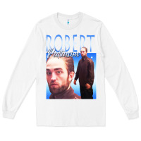 White #robert pattinson Long Sleeve Tee - linhVisuals