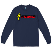 Navy Specialized Bikes Bicycle Long Sleeve Tee - linhVisuals