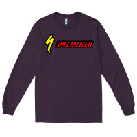 Plum Specialized Bikes Bicycle Long Sleeve Tee - linhVisuals