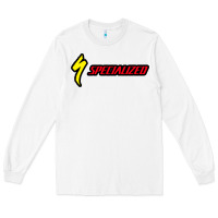 White Specialized Bikes Bicycle Long Sleeve Tee - linhVisuals