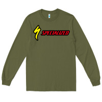 Army Green Specialized Bikes Bicycle Long Sleeve Tee - linhVisuals