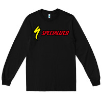 Black Specialized Bikes Bicycle Long Sleeve Tee - linhVisuals