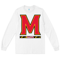 White maryland terr Long Sleeve Tee - linhVisuals