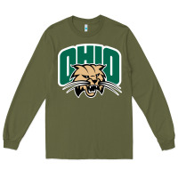 Army Green ohio bobc Long Sleeve Tee - linhVisuals
