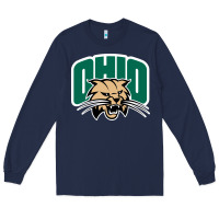Navy ohio bobc Long Sleeve Tee - linhVisuals
