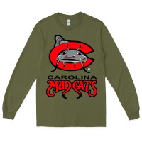 Army Green the-carolina-mudcats-merch Long Sleeve Tee - linhVisuals