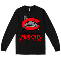 Black the-carolina-mudcats-merch Long Sleeve Tee - linhVisuals