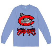 Colony Blue the-carolina-mudcats-merch Long Sleeve Tee - linhVisuals