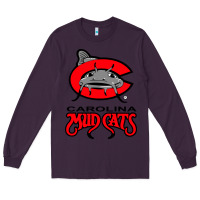 Plum the-carolina-mudcats-merch Long Sleeve Tee - linhVisuals
