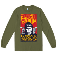 Army Green Elliott Smith Long Sleeve Tee - linhVisuals