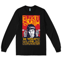 Black Elliott Smith Long Sleeve Tee - linhVisuals