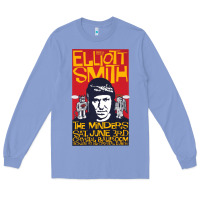 Colony Blue Elliott Smith Long Sleeve Tee - linhVisuals