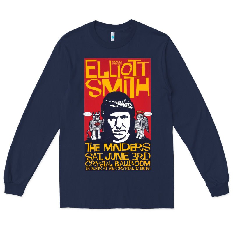 Elliott Smith Long Sleeve Tee by linhVisuals | Teevron