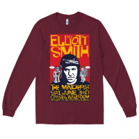 Burgundy Elliott Smith Long Sleeve Tee - linhVisuals
