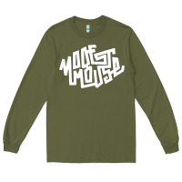 Army Green modest mouse Long Sleeve Tee - linhVisuals