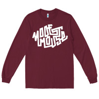 Burgundy modest mouse Long Sleeve Tee - linhVisuals