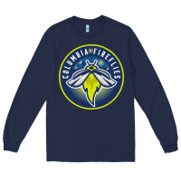 Navy the-columbia-fireflies-merch Long Sleeve Tee - linhVisuals
