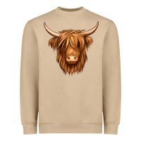 Mushroom long haired cow Heavyweight Sweatshirt - Jasminsmagicworld
