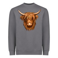 Storm long haired cow Heavyweight Sweatshirt - Jasminsmagicworld