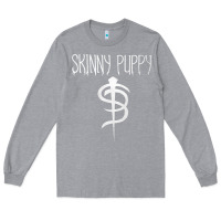 Heather Grey Skinny Puppy Long Sleeve Tee - linhVisuals