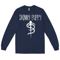 Navy Skinny Puppy Long Sleeve Tee - linhVisuals