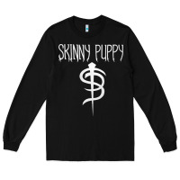 Black Skinny Puppy Long Sleeve Tee - linhVisuals