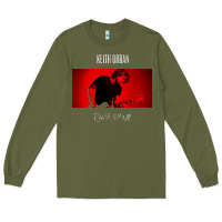 Army Green keith urban 1 Long Sleeve Tee - linhVisuals