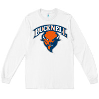 White bucknell Long Sleeve Tee - linhVisuals