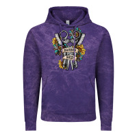 Cloud Purple barber shop Vintage Hoodie - SublimationCraftShop