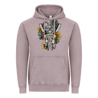 Vintage Zinc barber shop Vintage Hoodie - SublimationCraftShop