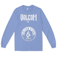 Colony Blue Volcom Style Long Sleeve Tee - linhVisuals
