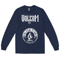 Navy Volcom Style Long Sleeve Tee - linhVisuals