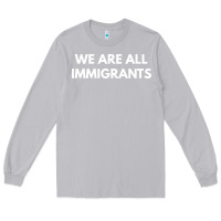 Moon Dust we are all immigrants Long Sleeve Tee - linhVisuals