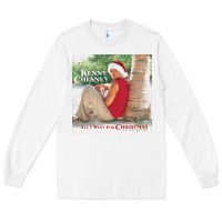 White kenny chesney all i want for christmas Long Sleeve Tee - linhVisuals