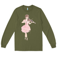 Army Green lindsey stirling Long Sleeve Tee - linhVisuals