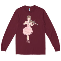 Burgundy lindsey stirling Long Sleeve Tee - linhVisuals