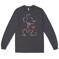 Smoke micke mouse tshirt Long Sleeve Tee - linhVisuals